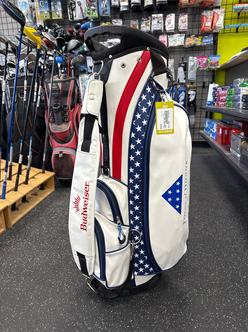 Vist Large View of Product Image Which is Used FOLDS OF HONOR BUDWEISER Mens Stand Bag White