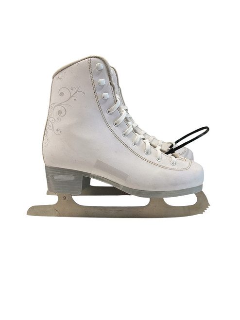 Vist Large View of Product Image Which is Used Bladerunner SOLSTICE SZ 4 Girls Figure Skate White Junior 04