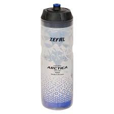 Vist Large View of Product Image Which is New ZEFAL ARTICA 55  SILVER/BLUE WATER BOTTLE