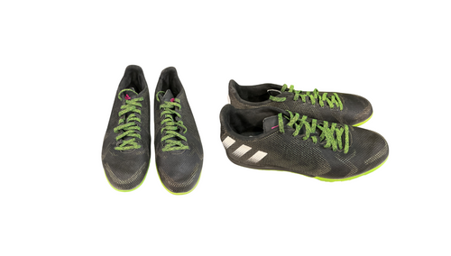 Vist Large View of Product Image Which is Used Adidas Soccer Indoor Shoes Black Senior 7