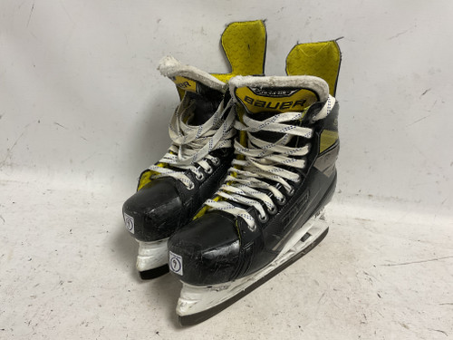 Vist Large View of Product Image Which is Used Bauer SUPREME S37 Senior Hockey Skate White/Black/Yellow Senior 9