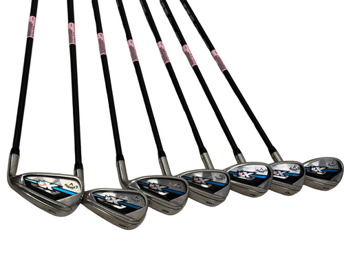 Vist Large View of Product Image Which is Used Callaway XR Mens Golf Iron Set RH 6I-SW w/ Fubuki AT 50 x5ct A-Flex Shaft +1"