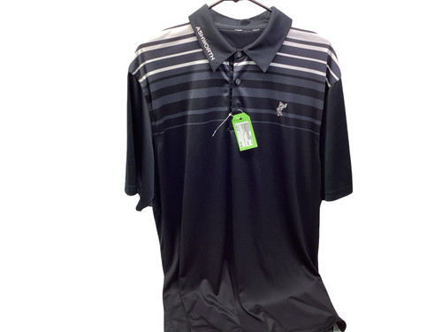 Vist Large View of Product Image Which is Used Ashworth ASHWORTH POLO S.S. Golf Shirt M Black XL