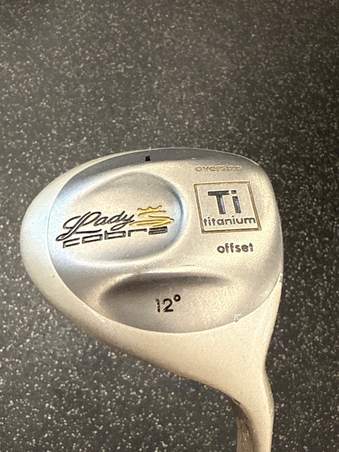 Vist Large View of Product Image Which is Used Cobra OVERSIZE TITANIUM OFFSET Womens Driver RH 12.0 Degree
