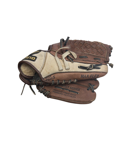 Vist Large View of Product Image Which is Used Mizuno POWER CLOSE BB/SB Glove RH Throw Black 10 1/2"