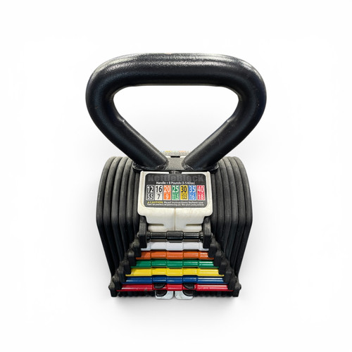 Vist Large View of Product Image Which is Used PowerBlock Kettle Dumbbell (Each) Black 40 lb