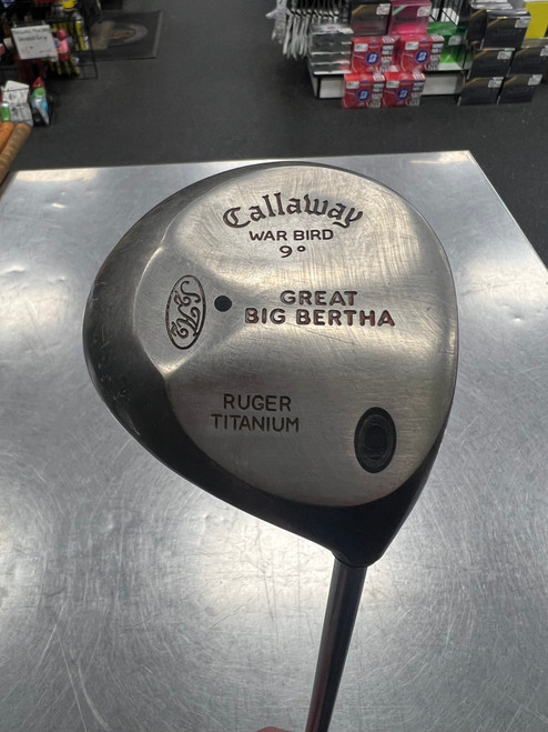 Vist Large View of Product Image Which is Used Callaway GREAT BIG BERTHA WARBIRD Mens Driver RH 9.0 Degree