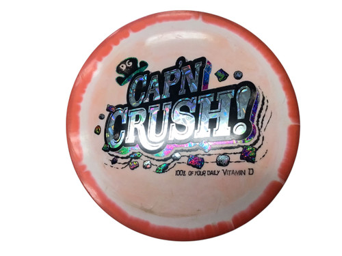 Vist Large View of Product Image Which is USED INNOVA CAPN CRUSH DISC GOLF DRIVER ORANGE