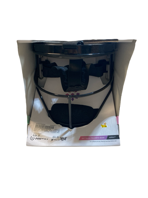 Vist Large View of Product Image Which is Used RIP-IT DEFENSE FIELDERS MASK BB/SB Fielders Mask Black SM