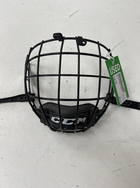Vist Large View of Product Image Which is Used CCM FM06 Hockey Wire Mask Black SM