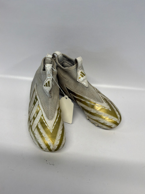 Vist Large View of Product Image Which is Used Adidas Jr FB Cleats White Junior 01