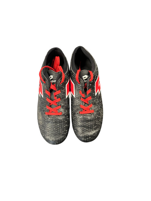 Vist Large View of Product Image Which is Used Lotto Soccer Cleats Black Junior 02