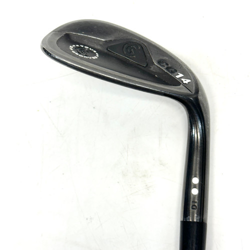 Vist Large View of Product Image Which is Used Cleveland CG14 TOUR ZIP GROOVES BLK Golf Wedge Mens RH 52 Degree