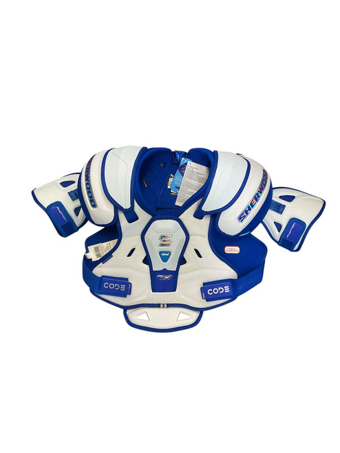 Vist Large View of Product Image Which is Used Sher-wood CODE PHOTON PRO Senior Shoulder Pads MD
