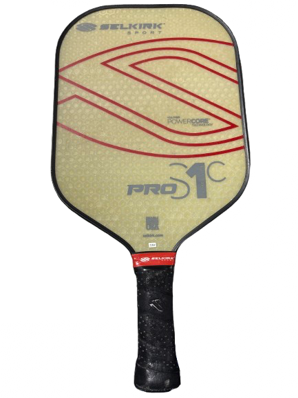 Vist Large View of Product Image Which is Used Selkirk Sport SELKIRK PRO S1C PICKLEBALL PADDLE Pickleball Racquet Tan