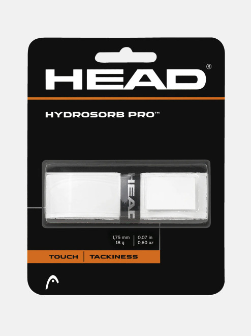 Vist Large View of Product Image Which is Head Hydrosor Pro Tennis Replacement Grip White #285303