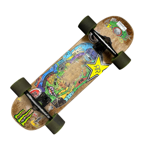Vist Large View of Product Image Which is Used Bean Bag Buddys Complete Skateboard Brown 8 1/4"