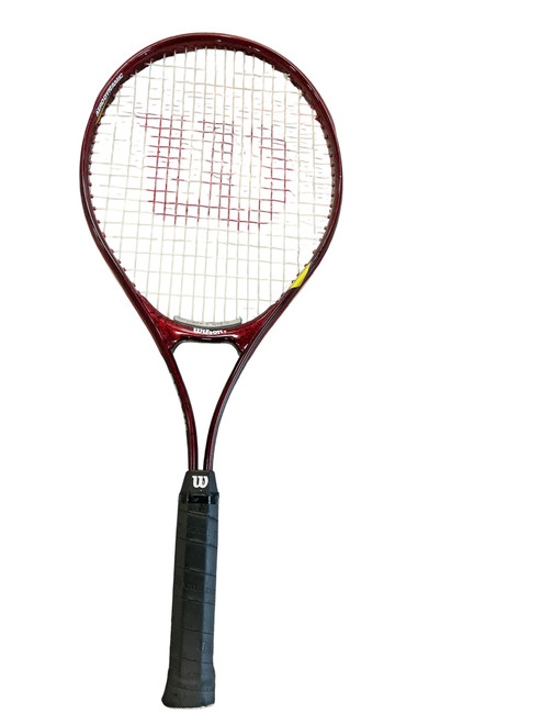 Vist Large View of Product Image Which is Used Wilson PRO 110 Adult Tennis Racquet None 4 1/4"