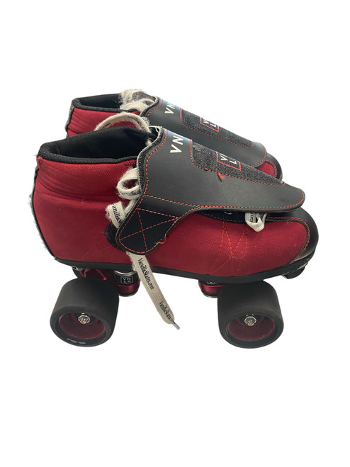 Vist Large View of Product Image Which is Used VNLA SKATES Senior Roller Quad Skates Red Senior 7