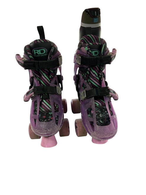 Vist Large View of Product Image Which is Used Rollerblade ADJ 12-2 Junior Roller Quad Skates Purple Adjustable