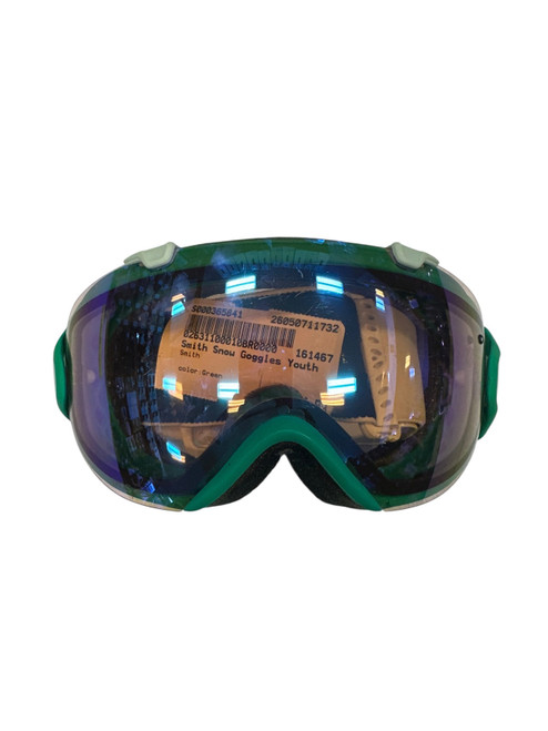 Vist Large View of Product Image Which is Used Smith Snow Goggles Youth Green