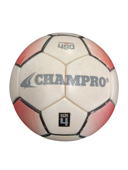 Vist Large View of Product Image Which is Used Champro 490 All Size Soccer Ball Red 4