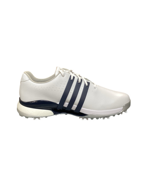Vist Large View of Product Image Which is Used Adidas Mens Golf Shoes White Senior 10
