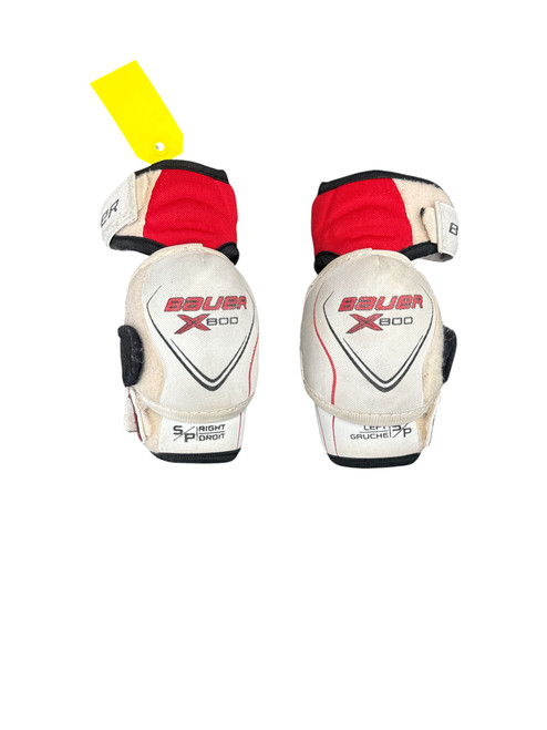 Vist Large View of Product Image Which is Used Bauer X800 Junior Elbow Pads SM
