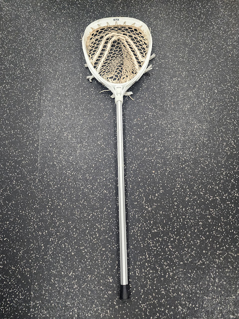 Vist Large View of Product Image Which is Used STX ECLIPSE II Mens Goalie Stick White