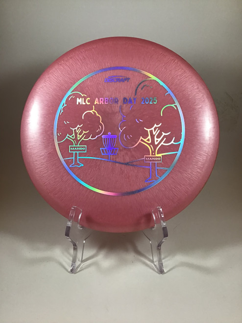 Vist Large View of Product Image Which is Used Discraft ESP BUZZZ Disc Golf Mid Range Pink 180g