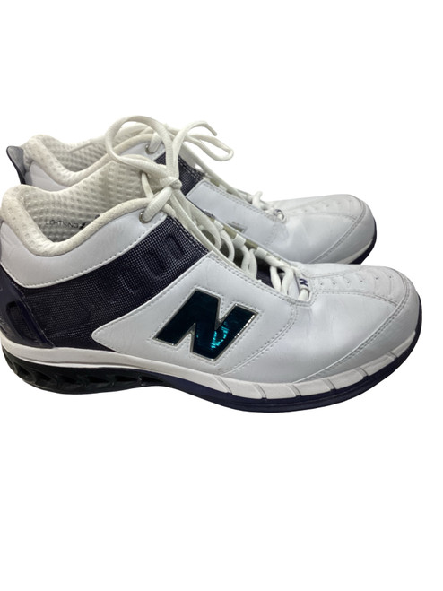 Vist Large View of Product Image Which is Used New Balance Basketball Shoes M White Senior 11.5