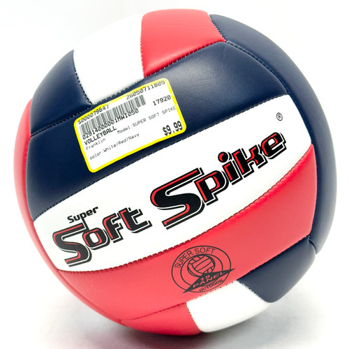 Vist Large View of Product Image Which is Used Franklin SUPER SOFT SPIKE Outdoor VB White/Red/Navy