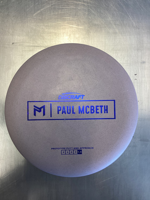 Vist Large View of Product Image Which is Used Discraft PAUL MCBETH PUTTER Disc Golf Putter Purple