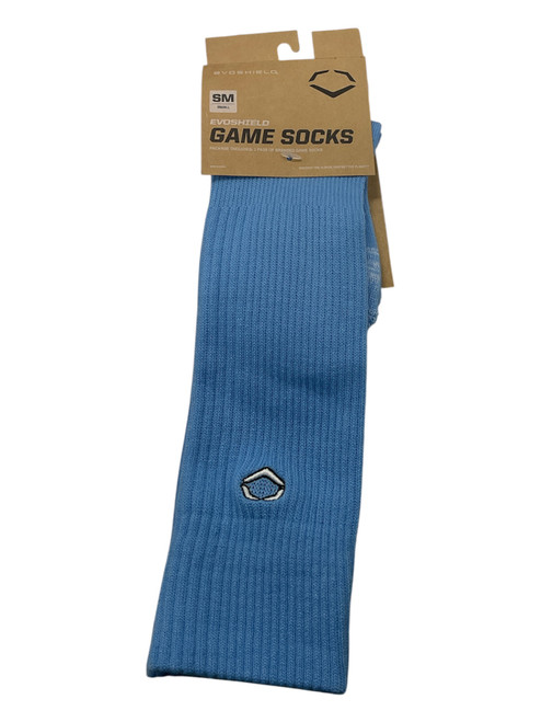 Vist Large View of Product Image Which is Used Evoshield GAME SOCKS SM Other Clothing Royal Blue SM