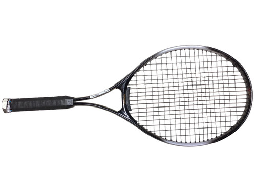 Vist Large View of Product Image Which is Used Wilson PRO Adult Tennis Racquet Black Unknown