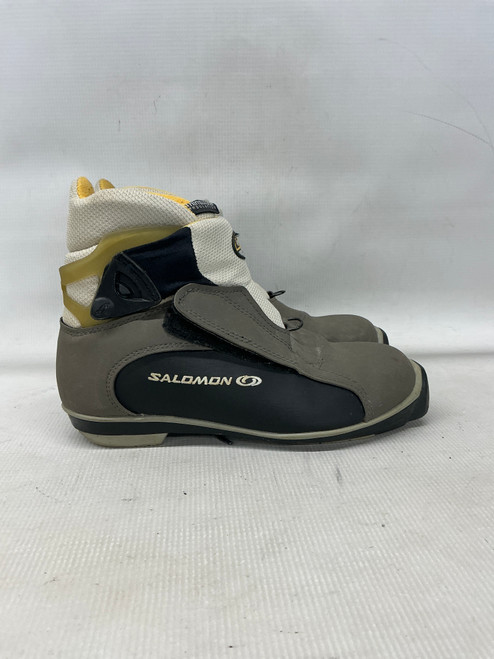 Vist Large View of Product Image Which is Used Salomon NEW VITANE Mens SNS XC Ski Boots Beige W 06 / JR 04-04.5
