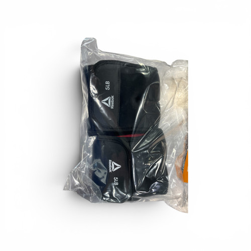 Vist Large View of Product Image Which is Used Reebok Ankle Weights Black 5 lb