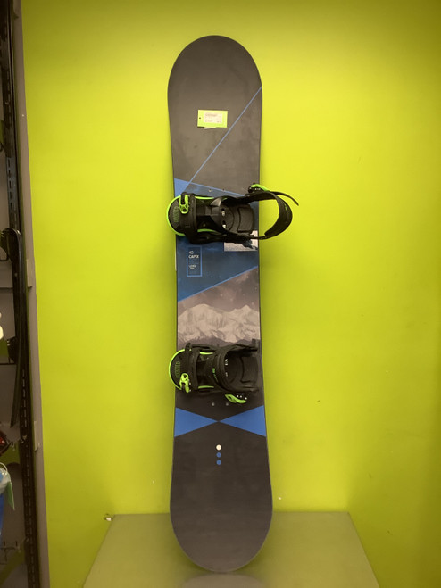 Vist Large View of Product Image Which is Used Capix LEVEL Mens Board/Bindings Black 154 cm