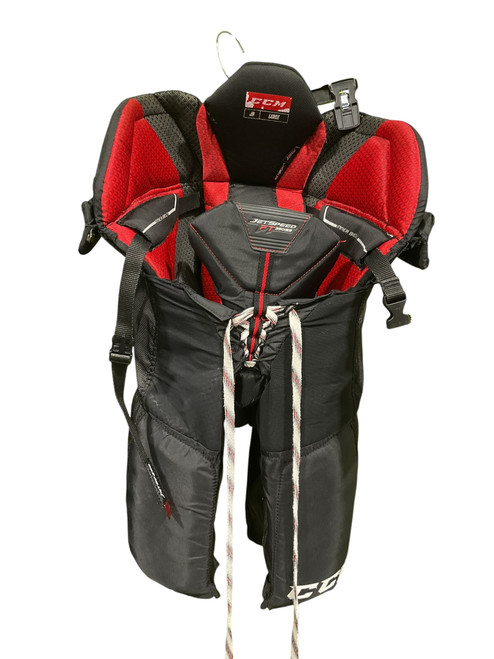 Vist Large View of Product Image Which is Used CCM JETSPEED FT 390 LE Junior Pant Black LG