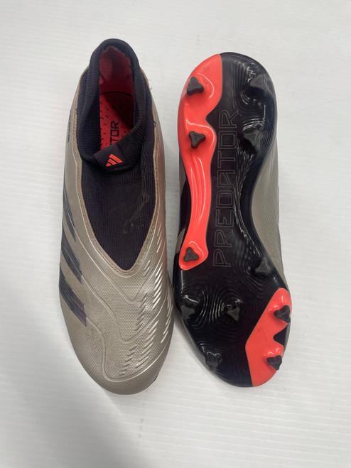 Vist Large View of Product Image Which is Used Adidas Soccer Cleats Grey Senior 7.5