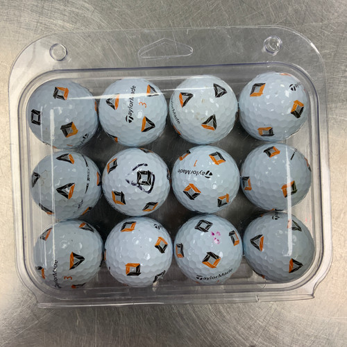 Vist Large View of Product Image Which is Used Taylormade TP5X ASSORTED 12 Pack - Golf Balls