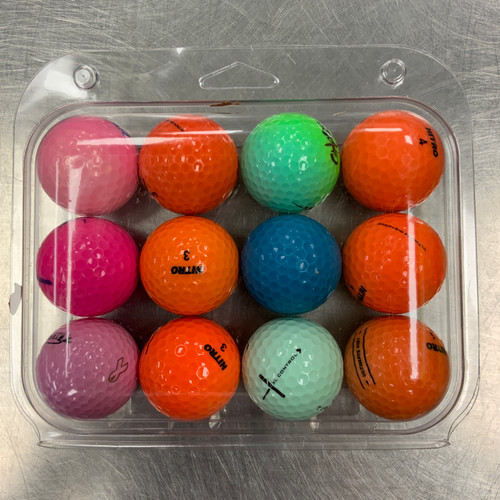 Vist Large View of Product Image Which is Used ASSORTED COLOR 12 Pack - Golf Balls