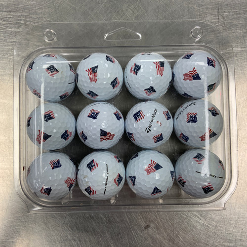 Vist Large View of Product Image Which is Used Taylormade TP5X ASSORTED 12 Pack - Golf Balls