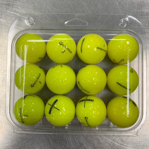 Vist Large View of Product Image Which is Used Taylormade ASSORTED COLOR YELLOW 12 Pack - Golf Balls