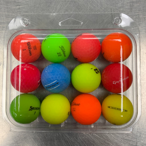Vist Large View of Product Image Which is Used ASSORTED COLOR 12 Pack - Golf Balls