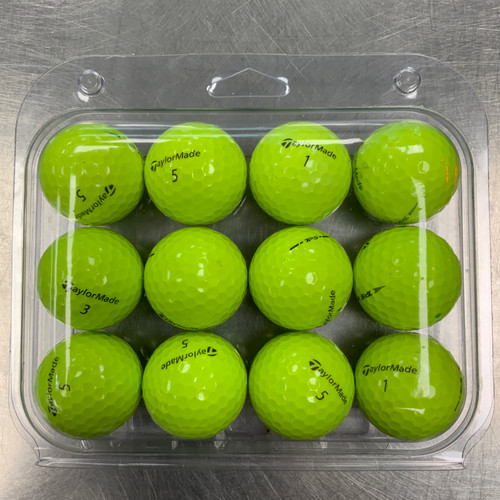 Vist Large View of Product Image Which is Used Taylormade TP5 YELLOW 12 Pack - Golf Balls