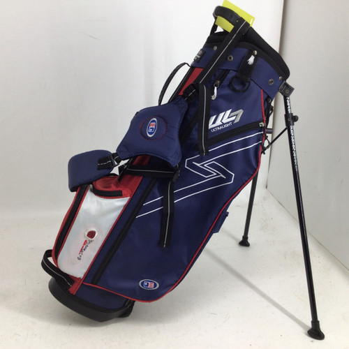 Vist Large View of Product Image Which is Used US Kids UL7 UL57 4 WAY JR STAND BAG Jr Stand Bag Navy Blue