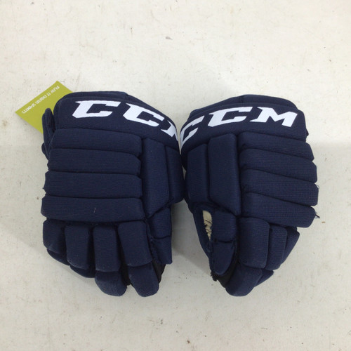 Vist Large View of Product Image Which is Used CCM LTP 9 IN HOCKEY GLOVES Youth Gloves Navy Blue 9"