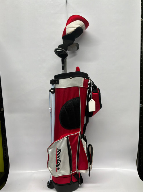 Vist Large View of Product Image Which is Used Tour Edge BLK/RED Jr Package Set RH Black 4 Piece