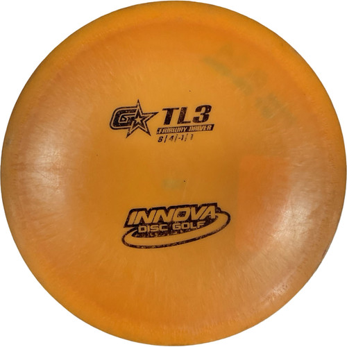 Vist Large View of Product Image Which is Used Innova G STAR TL3 Disc Golf Driver Orange 150g